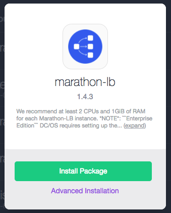 Install Marathon Load Balancer