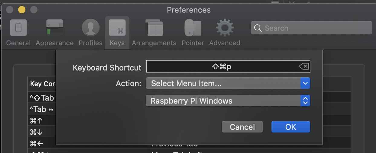 Add Keyboard Shortcut to Launch Window